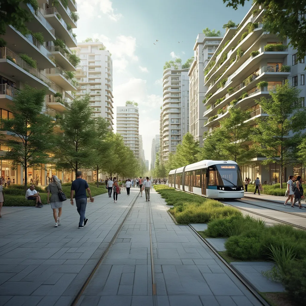 Plano urbano futurista